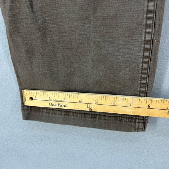 Duluth Trading Co. Jeans Women's 8x29 Brown Duluth Flex FH Work Pants Normcore - Picture 6 of 12